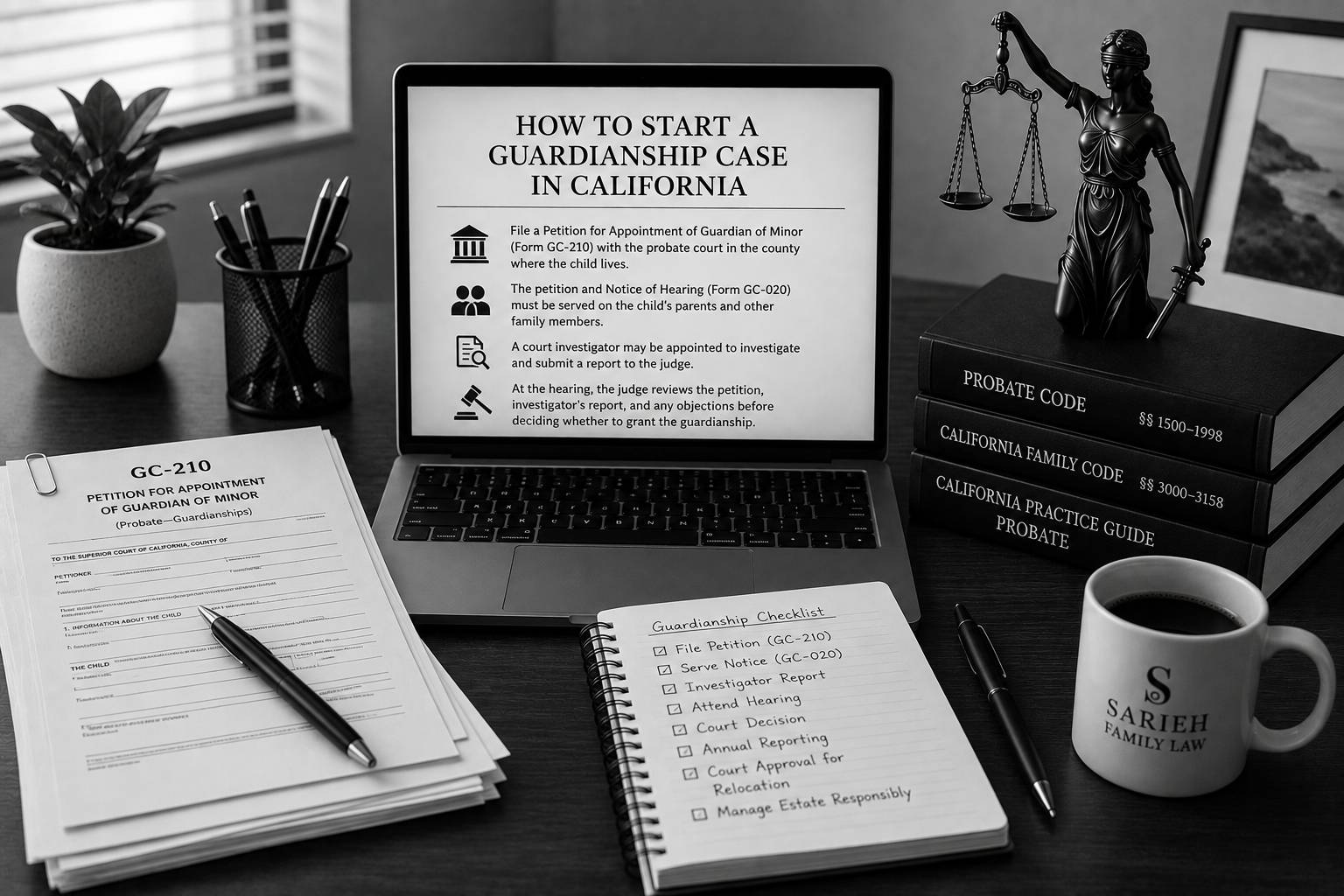 Starting a Guardianship Case in California